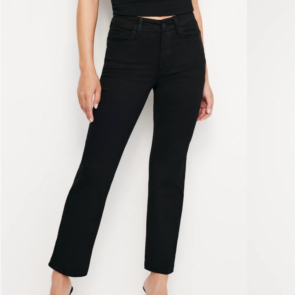 NWT Good American Good Petite Straight Jeans